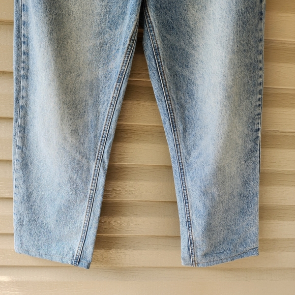 Princess Polly asymmetric crossover waist straight leg jeans size 6 - Picture 5 of 13